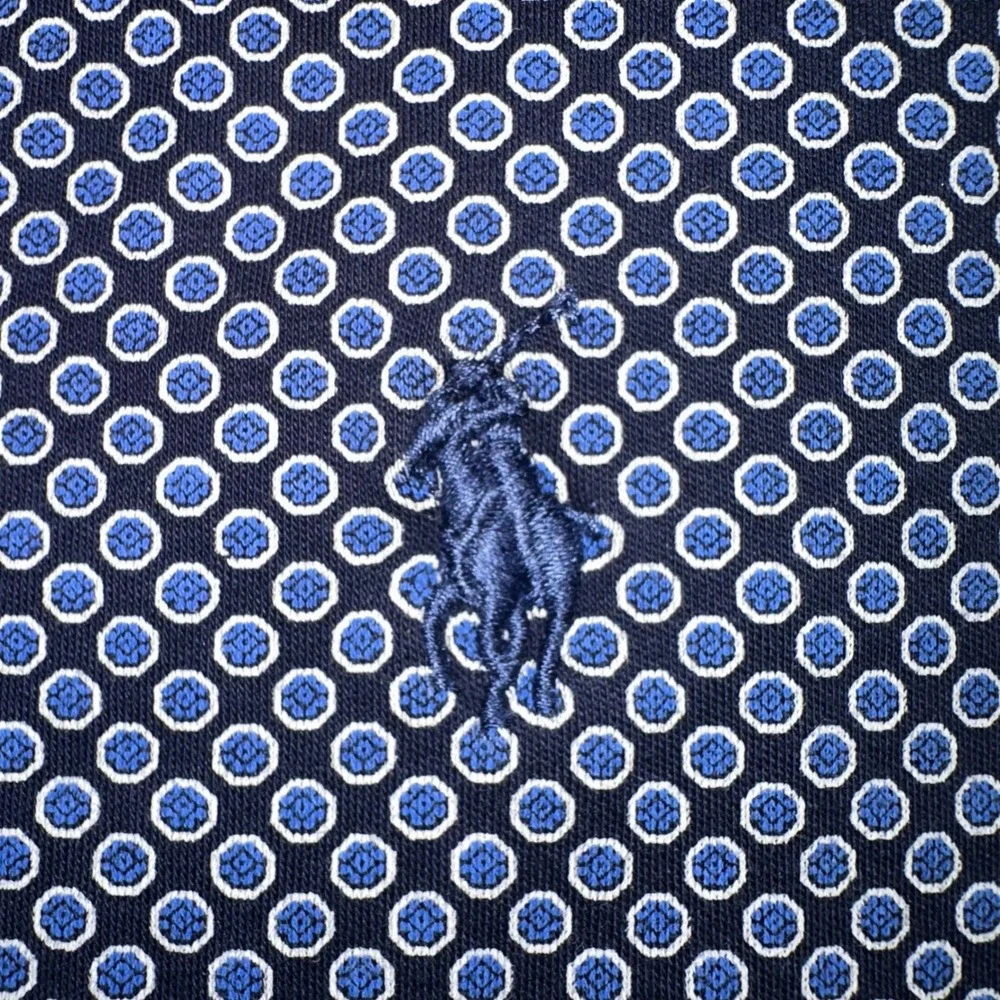 Polo Ralph Lauren Performance Polo Classic‎ Fit Dotted Print Short Sleeve Large